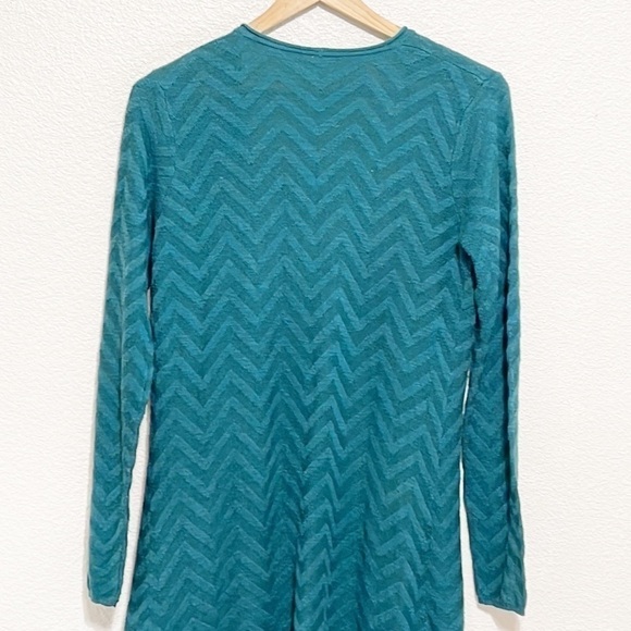 Moth Long Teal Green Duster Cardigan Anthropologie Size S/P - Picture 6 of 12
